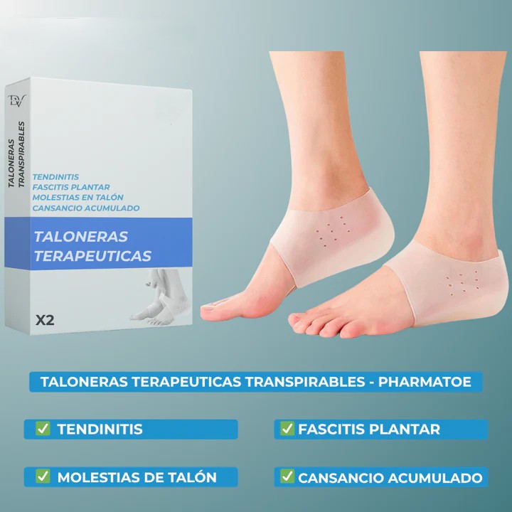 Taloneras Terapéuticas de Silicona