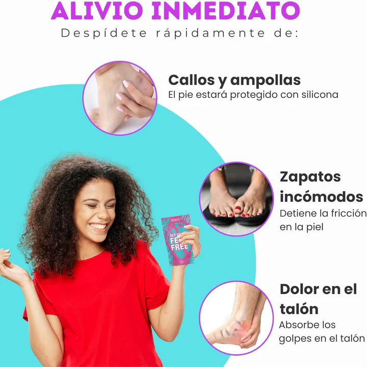 Taloneras Terapéuticas de Silicona