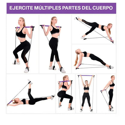 FlexBar™ - Barra fitness de pilates y entrenamiento completo 🧘‍♀️🤸‍♀️✨