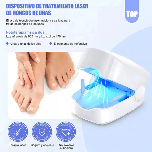 Quita Hongos LED Pro Max - Ataca el hongo profundo sin dolor (7 minutos al día)