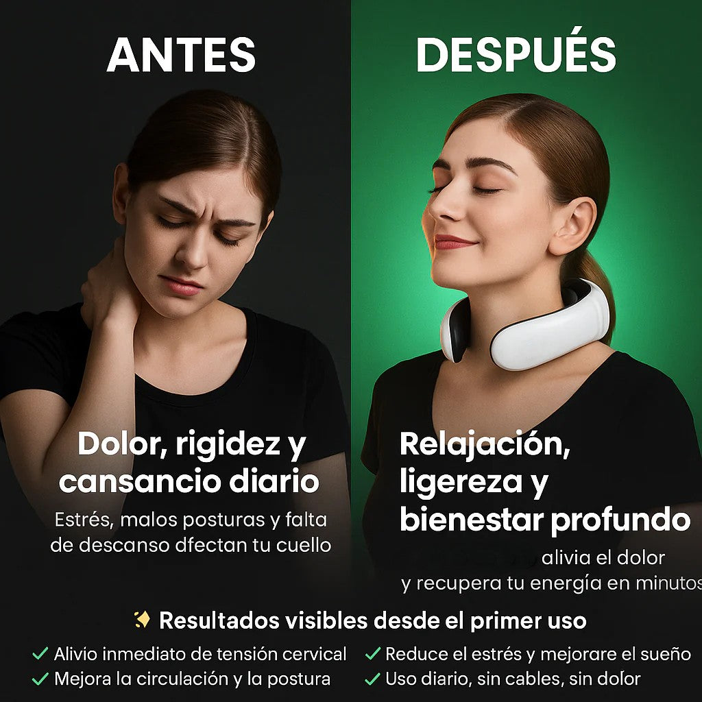 Neck-Relief Pro™ – Masajeador Inteligente: Alivio cervical en minutos